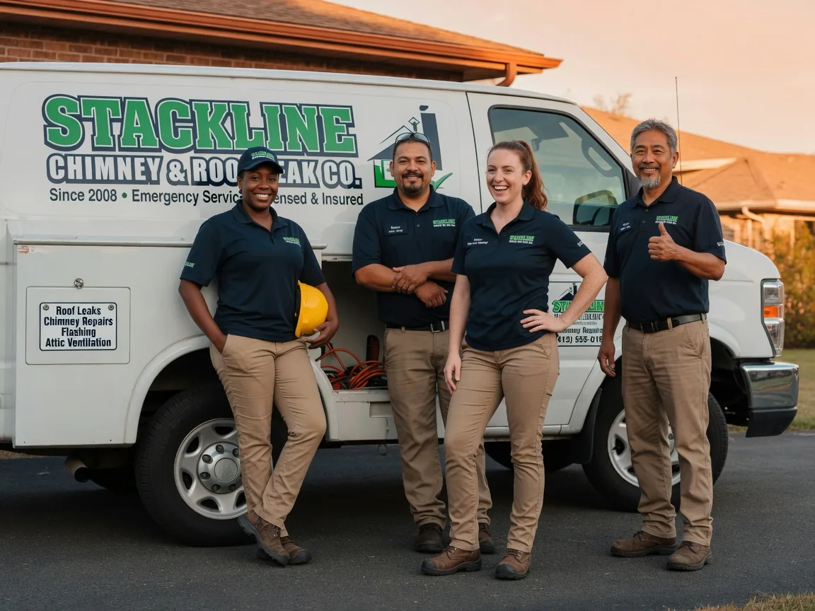 Chimney flashing repair company in Chester, WV